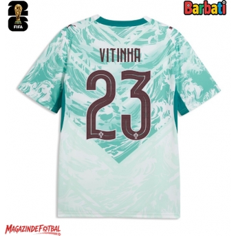 Portugalia Vitinha #23 Tricou Fotbal Replică Mondial 2026 Barbati Deplasare